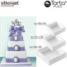 Forma quadrada altura 5 cm TortaFlex da Silikomart Professional