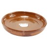 Shallow earthenware oven dish
