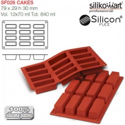 Molde rectangulos SiliconFlex de Silikomart