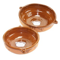 Pentola fonda in terracotta