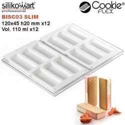 Set de moldes cookieflex BISC03 slim de silikomart