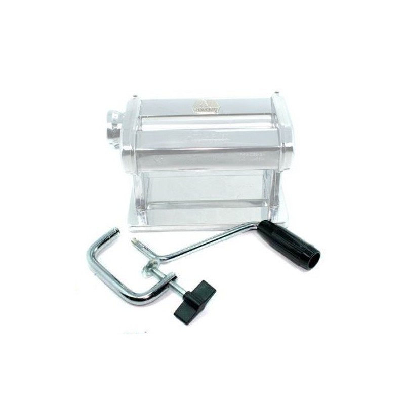 Crank handle and clamp set for Marcato pasta machines