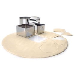 Jeu de cercles à pâtisserie (4 pcs) de Lacor