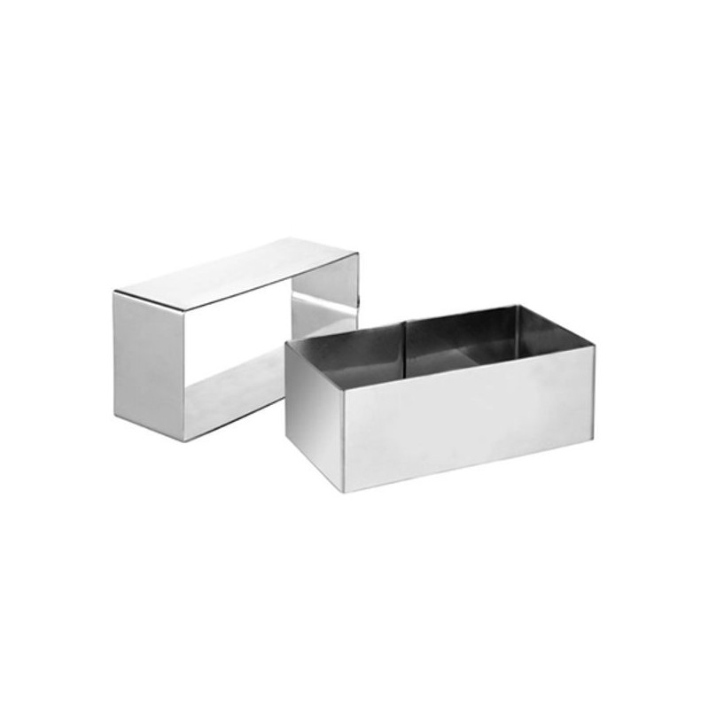 Forma em aro retangular em aço inox da Ibili