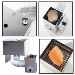 De Buyer two-level cold/hot smoker
