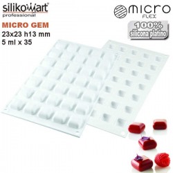 Molde de silicona MICRO GEM5 de Silikomart