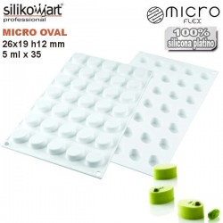 Molde de silicona MICRO OVAL5 de Silikomart