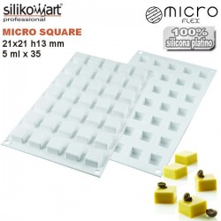 Molde de silicona MICRO SQUARE5 de Silikomart