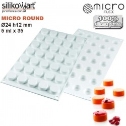 Molde de silicona MICRO ROUND5 de Silikomart