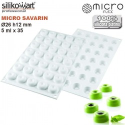 Molde de silicona MICRO SAVARIN5 de Silikomart