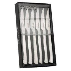 Set di 6 coltelli da bistecca in acciaio Arcos