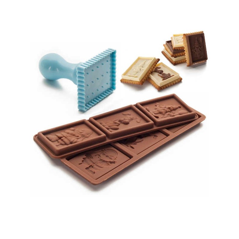 Kit Petit Choc stampi per cioccolatini con biscotto Ibili