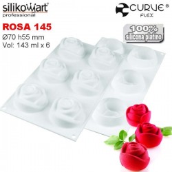 Molde Rosa 145 CurveFlex de Silikomart