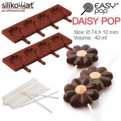 Moldes easyPop de Silikomart (2 moldes + 50 sticks)