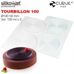Molde Tourbillon 100 CurveFlex de Silikomart