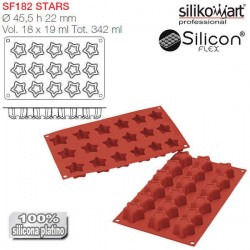 Molde Estrellas SiliconFlex de Silikomart