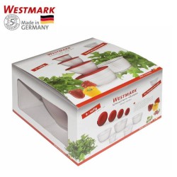 Westmark Olympia stackable bowl set with lids