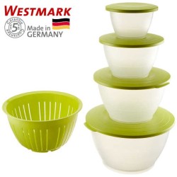 Westmark Olympia stackable bowl set with lids
