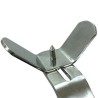 Stainless steel ham stand with sliding clamp