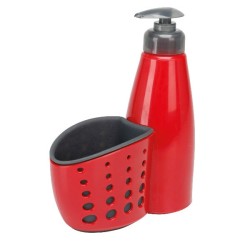 Soap dispenser with sponge holder