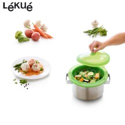 Lékué collapsible silicone steamer