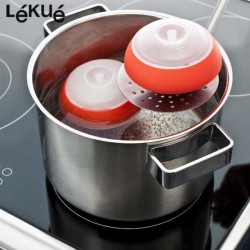 Kit 2 stampi per uova al microonde Lékué