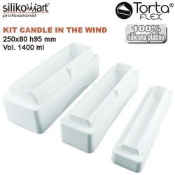 Kit Candle in the wind 1400 TortaFlex di Silikomart