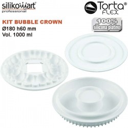 Kit Bubble Crown 1000 TortaFlex de Silikomart