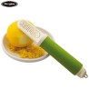 Microplane Zitruspresse und Zestenreibe 3-in-1 Twist & Zest
