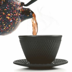 Ibili Clásica set of 2 cast iron cups and saucers