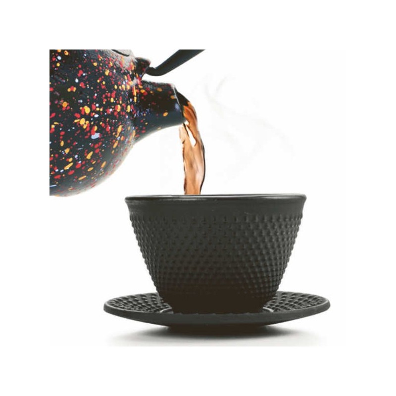 Ibili Clásica set of 2 cast iron cups and saucers
