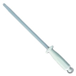 Arcos professional sharpening steel, white handle