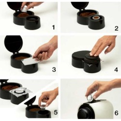 Ibili Kapselfüller für Kaffee- und Teekapseln
