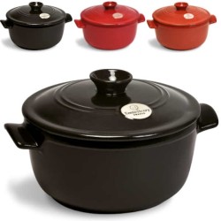 Cocotte rotonda, casseruola in ceramica di Emile Henry