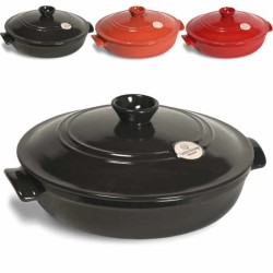 Casseruola bassa in ceramica con coperchio Emile Henry