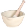 Mortaio in ceramica con pestello di Emile Henry