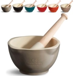 Moździerz ceramiczny z tłuczkiem marki Emile Henry