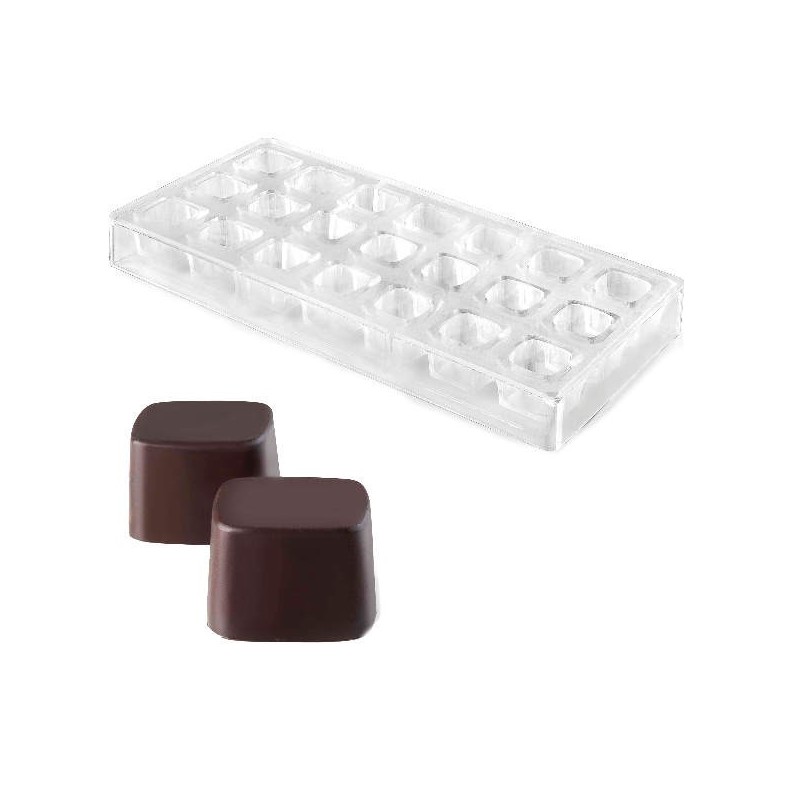 Moule à chocolats professionnel carré de Lacor