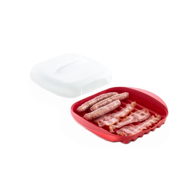 Magnetronschaal voor bacon van Lékué