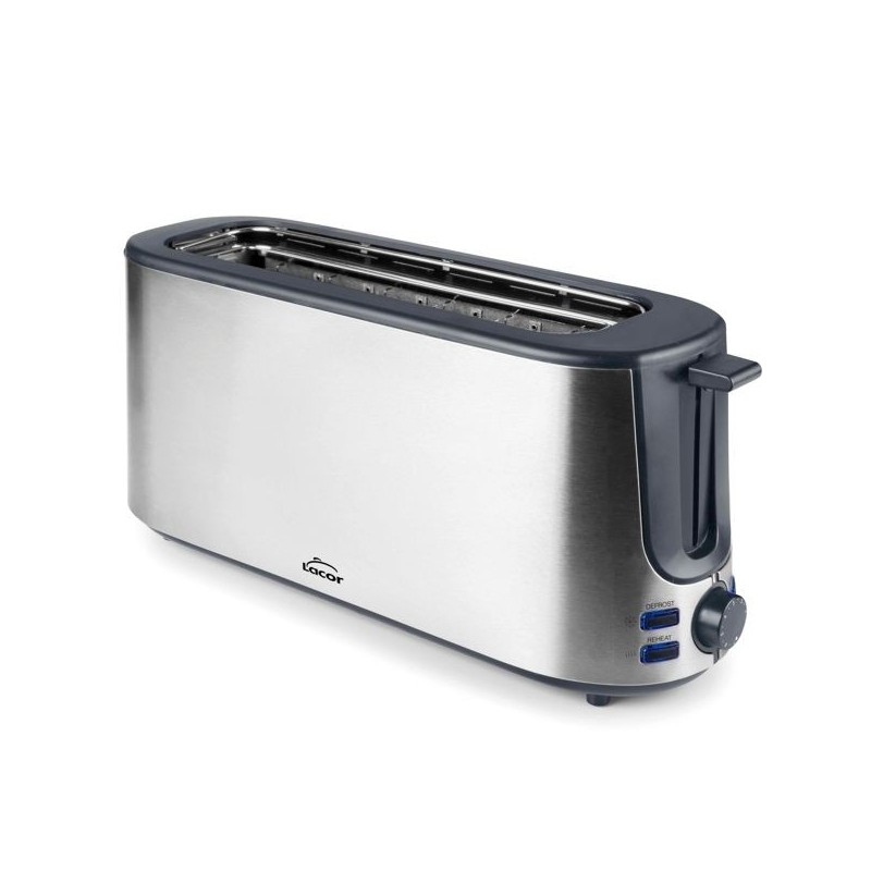 Lacor long-slot stainless steel toaster 69360