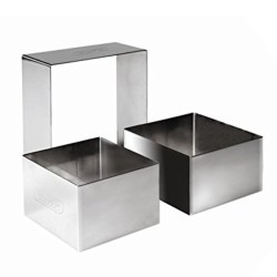 Stampo quadrato da impiattamento inox Ibili