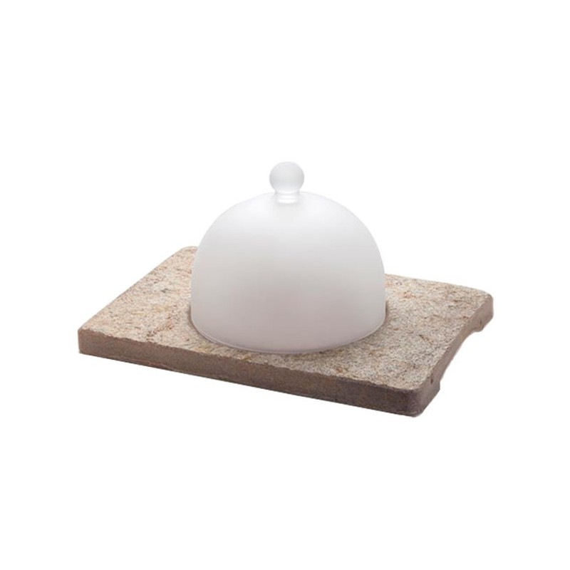 Assiette avec socle Circus Purpurine de 100% Chef