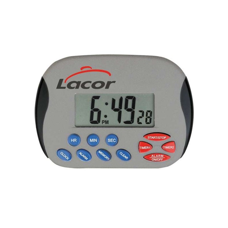 Horloge de cuisine numérique avec alarme de Lacor