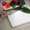 White HD polyethylene chopping board