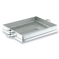 Lacor Abtropfbehälter für Frittiertes aus Edelstahl 18/10